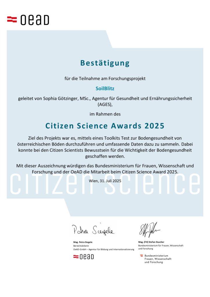 SoilBlitz TN Bestaetigung 1